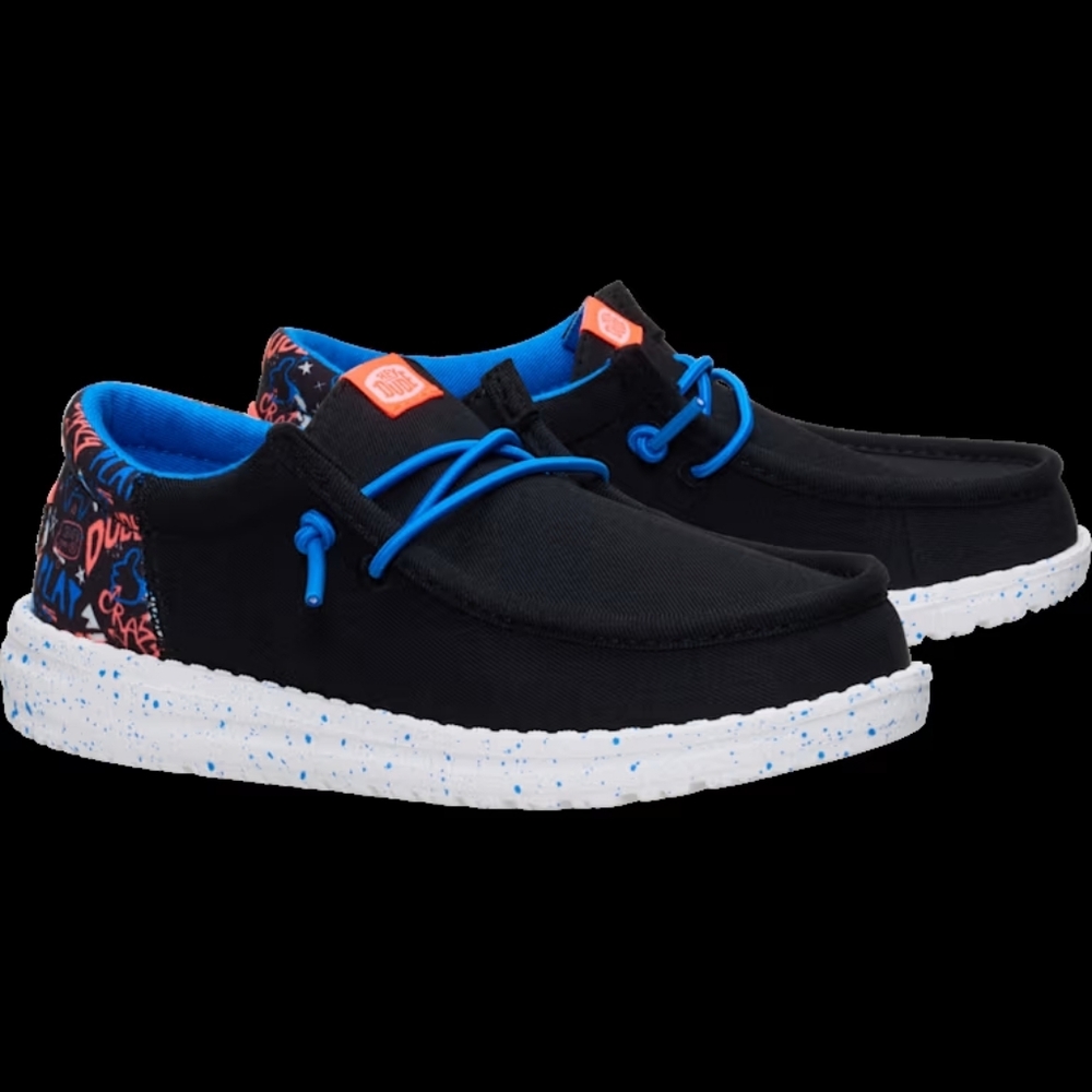 Wally Funk Youth Game On Hey Dude Sneakers